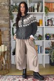 Fair Isle Cardigan Grey